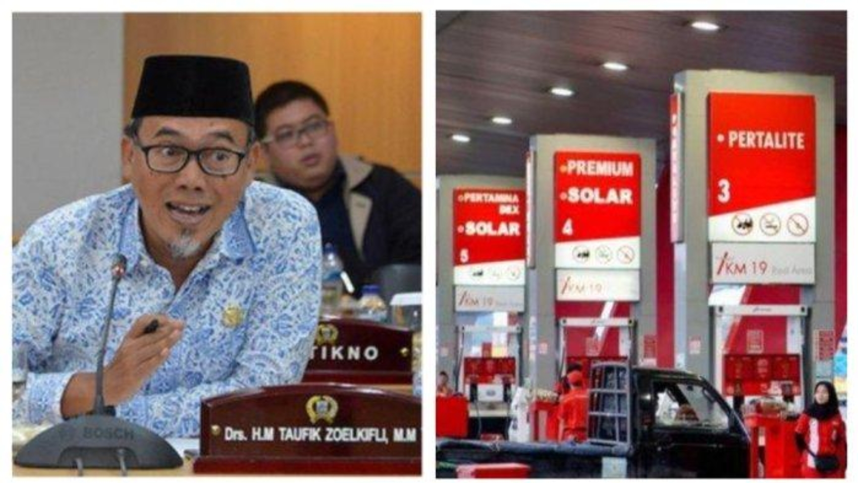 PKS-DPRD-DKI-Jakarta-Muhammad-Taufik-Zoelkifli-dan-Ilustrasi-SPBU